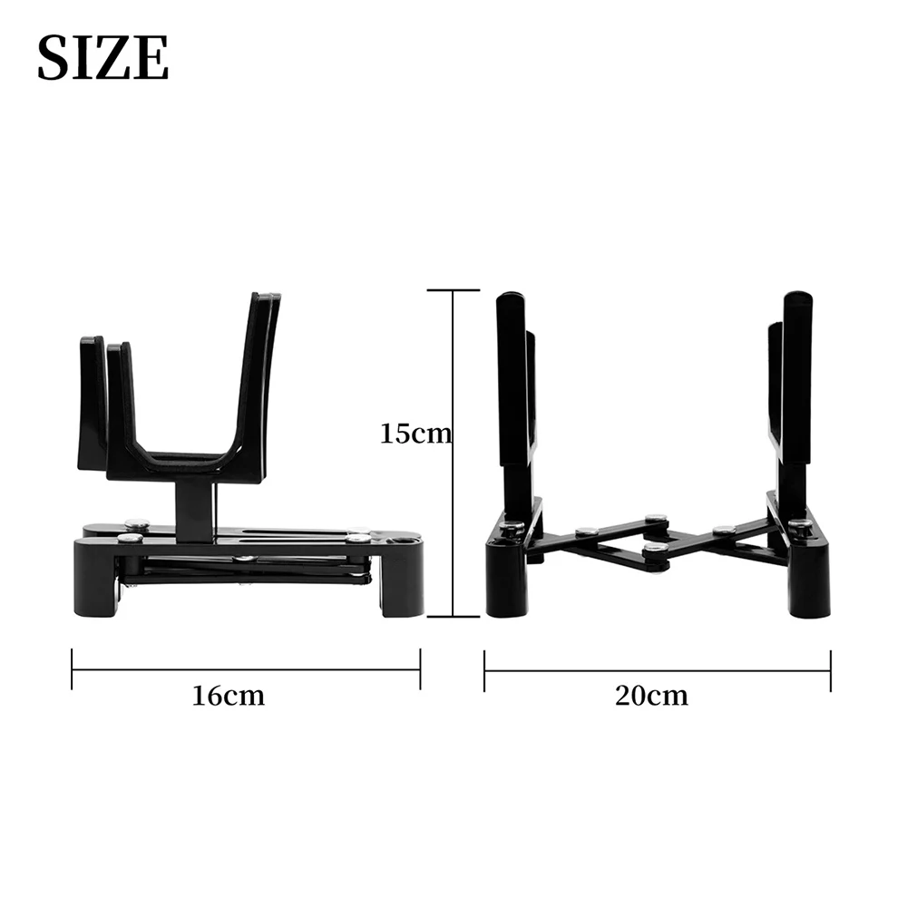 Adjustable Violin Stand Holder Portable Full Size Stringed Instrument Accessories Retractable Foldable Fiddle Bracket Sponge Pad