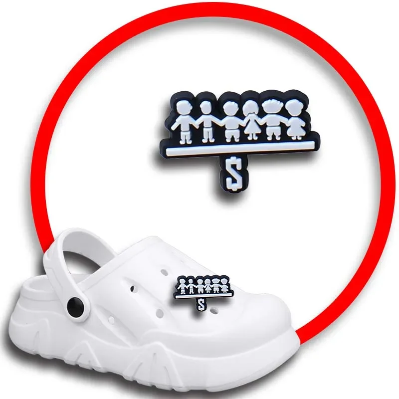 The Dollar Bag Shoe Charms for Crocs Sandals Women Clogs Pins Shoe Decorations Accessory Men Badges Girls Kids Shoes Accessories