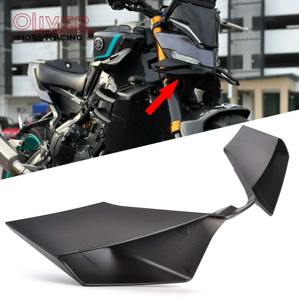 2026 MT-09 Front Spoiler Fit For Yamaha MT 09 MT09 2024 2025 Motorcycle Downforce Naked Frontal Fairing Winglet Aerodynamic Wing