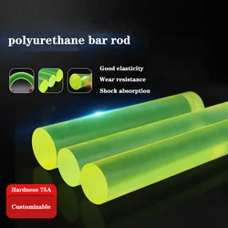 Polyurethane Bar Hardness Shore 75A TPU Round Rod Beef Tendon Bar Solid Polyether Urethane Rod Plastic Rod Diameter 5-30mm