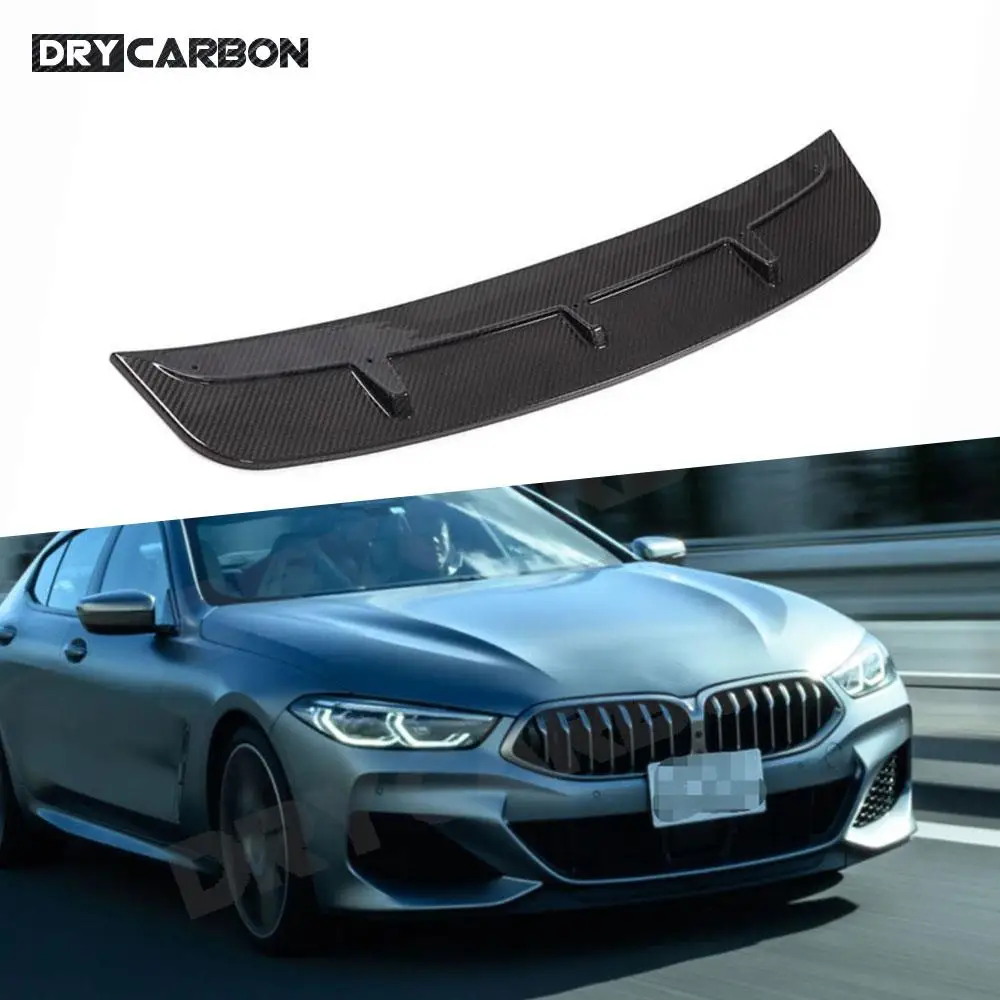 Dry Carbon Fiber Front Bumper Lip Chin Spoiler for BMW 8 Series G14 G15 G16 M Sport 2019 2020 2021 2022 FRP Bumper Car Styling