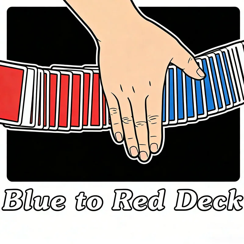 

Колода карт «Синий-красный» для фокусов: изменение цвета игральных карт, покер, магия вблизи, уличная иллюзия, ментализм, головоломка, магия с картами