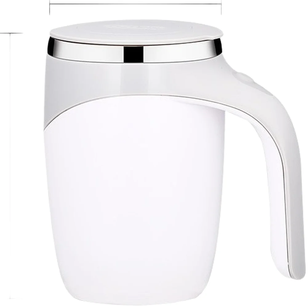 

Automatic Magnetic Stirring Coffee Cup 380ml Stainless Steel Interior Lightweight Portable for Office and Travel