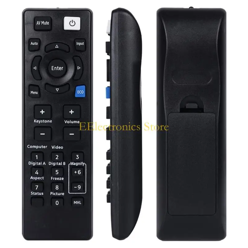 B03C Reliable Remote Control For PJHD5451,PJS2440,PJWX2440,PJWX5461,PJWX5770,PJWXL5670,Projectors Battery Installation