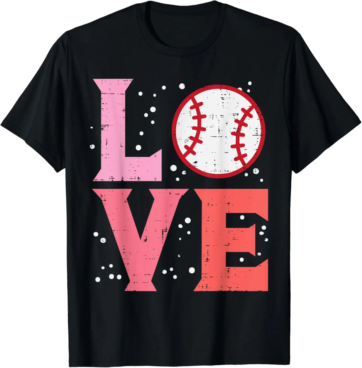 

Love Baseball Cute Sports Fan Player Team Men Women Kids T-Shirt