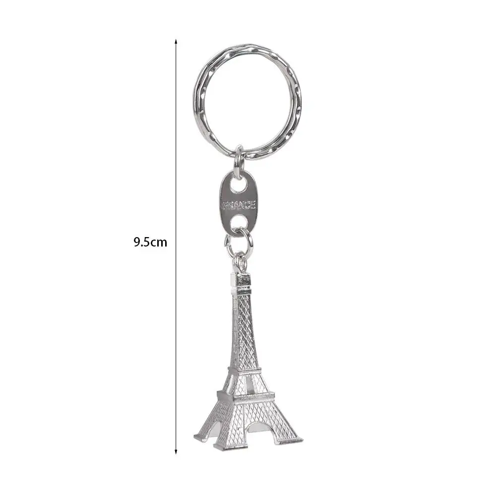 Kreativer Vintage-Schlüsselanhänger mit französischem Turm, Legierungsdekoration, Eiffelturm-Taschenanhänger, trendiger Mode-Paris-Schlüsselring, Taschenhänger – Detail 4