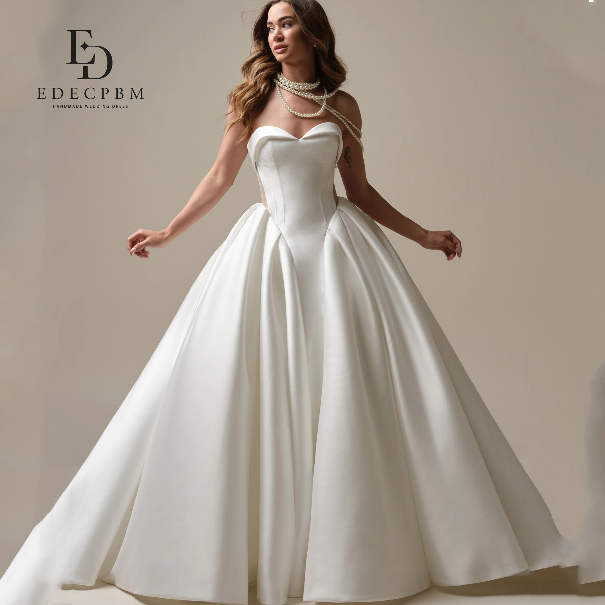 

EDECPBM Customized Wedding Dress Women Civil Wedding Dresses 2025 Woman wedding dresses wedding wedding dresses for brides
