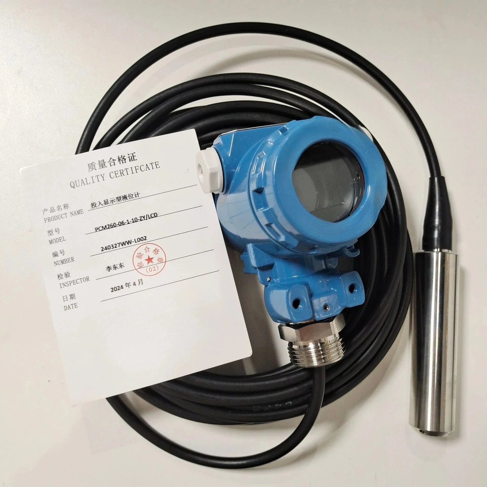 

0-10V 0-5V Water level transmitter 24V DC 4-20ma RS485 output liquid level transmitters level sensor 1m 2m 3m 5m 10m