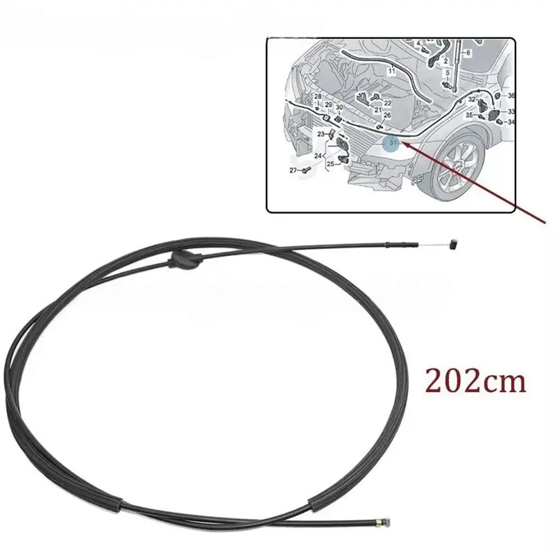 4G0823531A 4G0823535A Тросик открывания переднего капота для Audi A6 S6