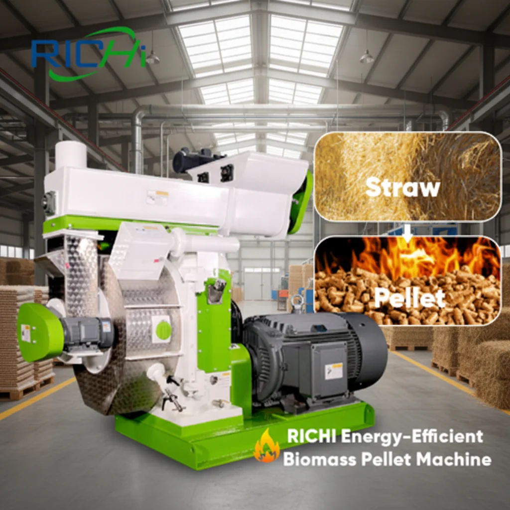 ATV&UTVRICHI Export Biomass Pellet Making Machine - Multi-functional Wheat Straw Wood Pellet Making Machine