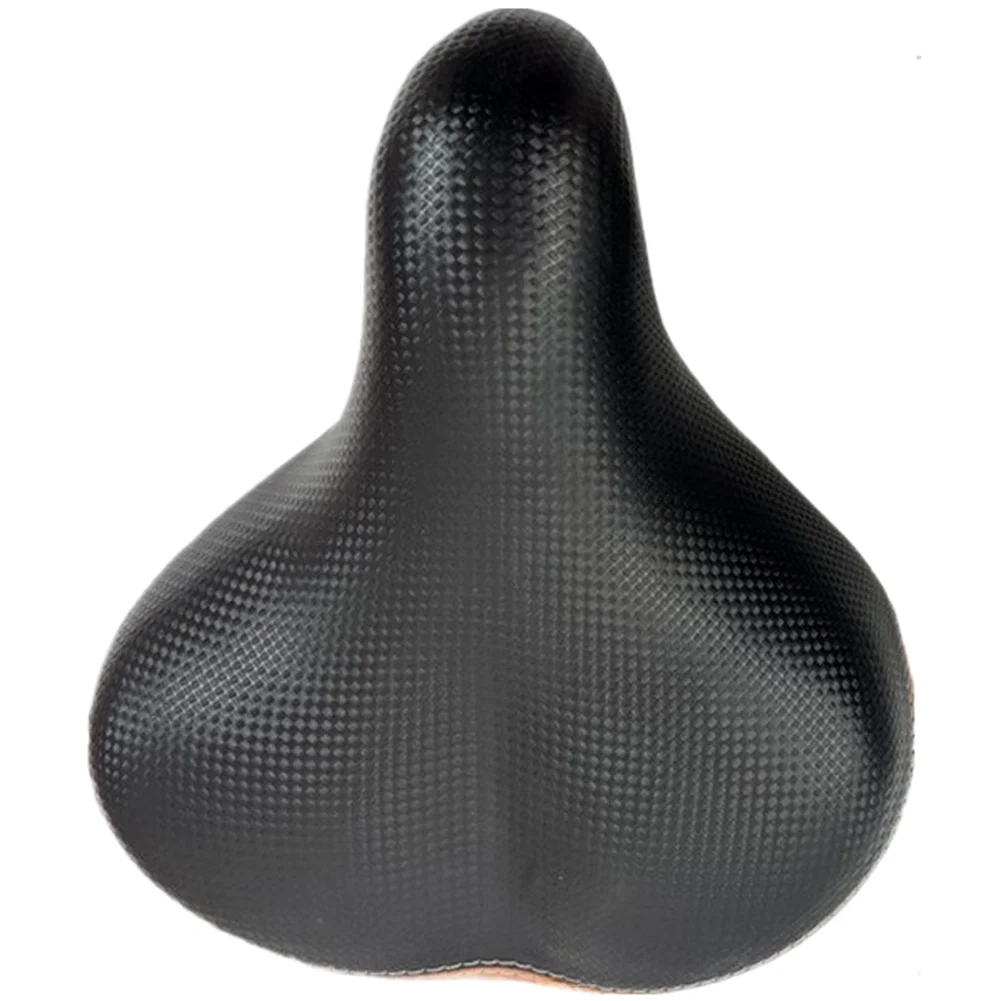 MTB Seat for Electric Bikes Featuring 270 x 230 mm Dimensions Weather Resistant Plastic Base Spring Suspension and PU Foam
