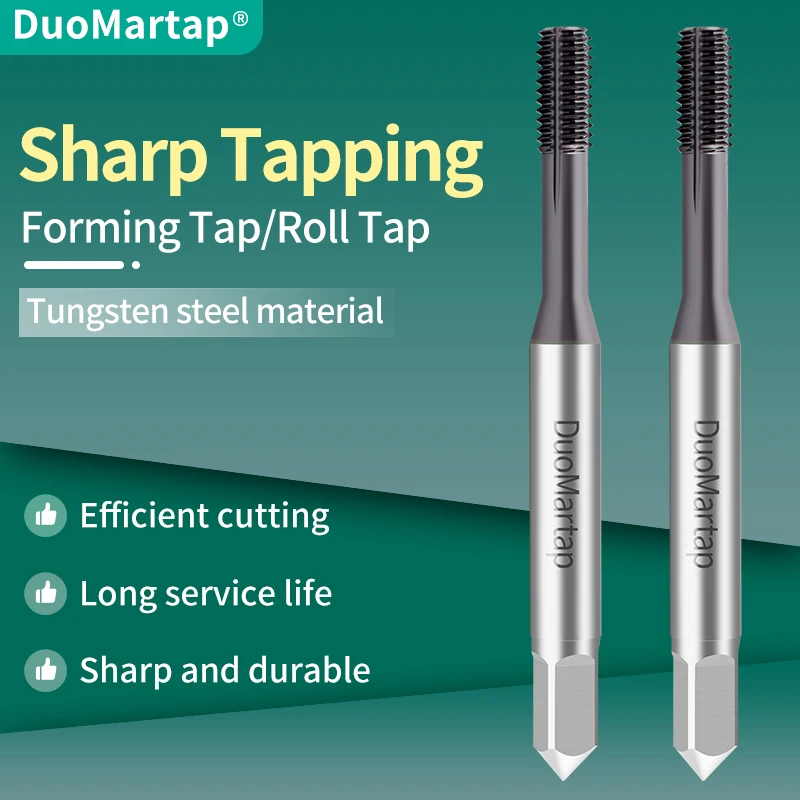 

Duo Martap Tungsten Steel JIS Standard Spiral Roll Forming Tap M1-M18 Machine Screw Thread Taps For Aluminum/Steel