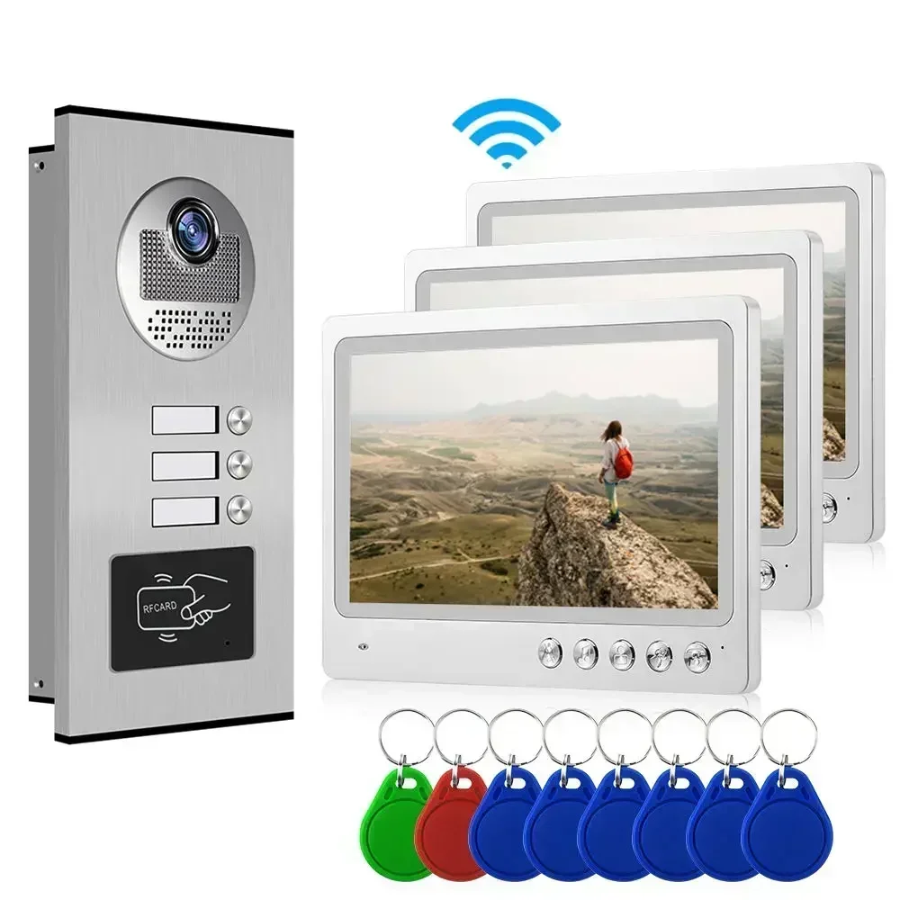 Citofono ต่อ 2 4 6 8 10 12 AppartSystem 7 Pollice Tft Lcd Screen Video Citofono Multi Monitors
