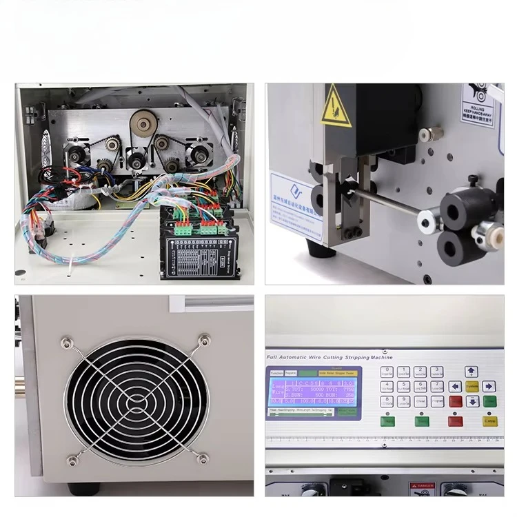 for 32-11 AWG Wires Compact Design EW-02A Automatic Wire Cutting and Stripping Machine 0.1-4.5mm² Cable Stripper