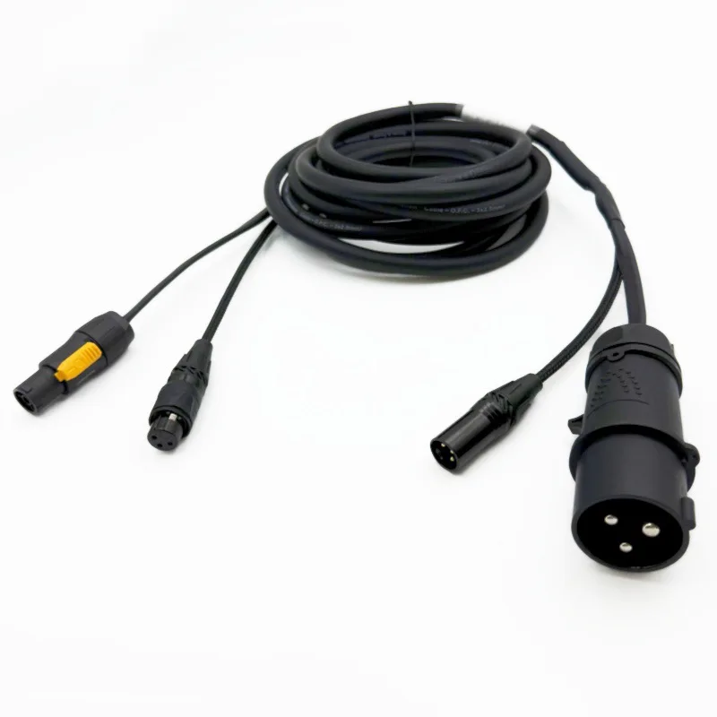 Stage light speed light cable, light power cable DMX512 signal combination cable, active speaker, audio composite cable
