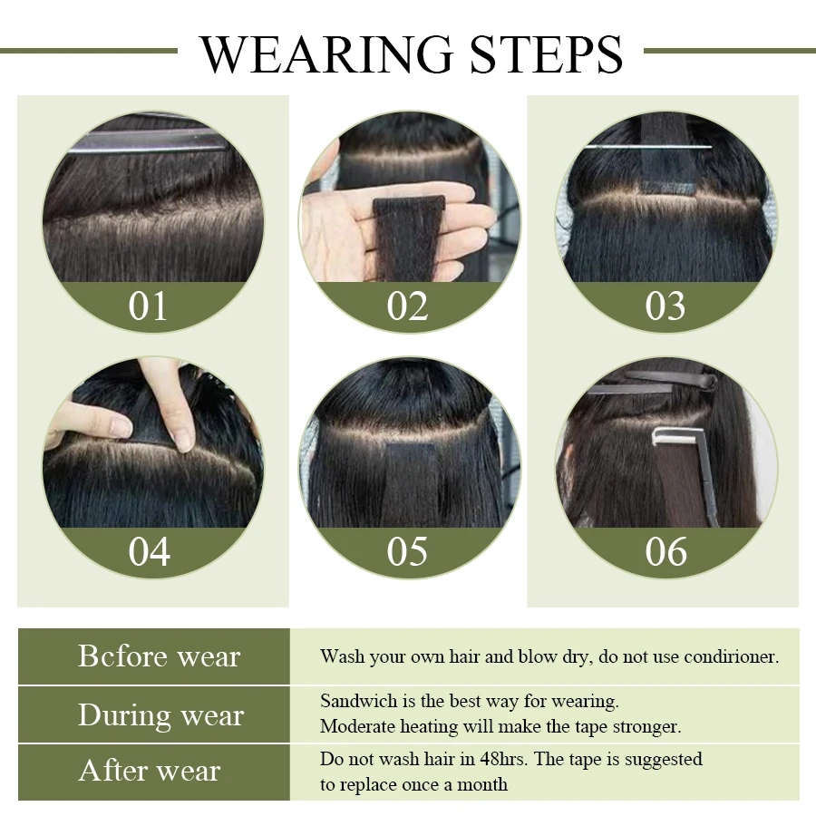 K.S WIGS 인모 모발 연장 테이프, 자연스러운 레미 심리스 PU 스킨 씨실, 팩 당 20 개, 40g, 16 인치, #1