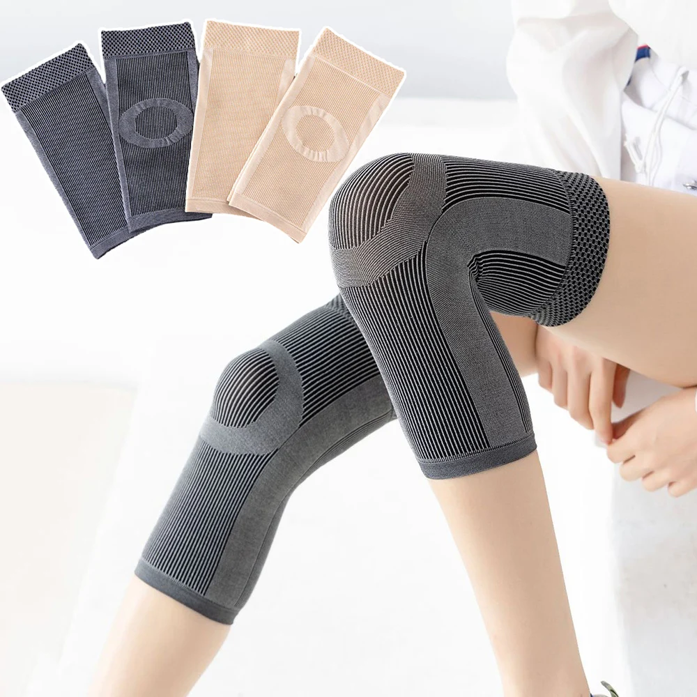 Laufen Fitness Arthritis Gelenk Schutz Gleitschutz Schmerzen Relief Knie Unterstützung Hosenträger Knie Pad Hülse Knie Pads Warme Knie Brace