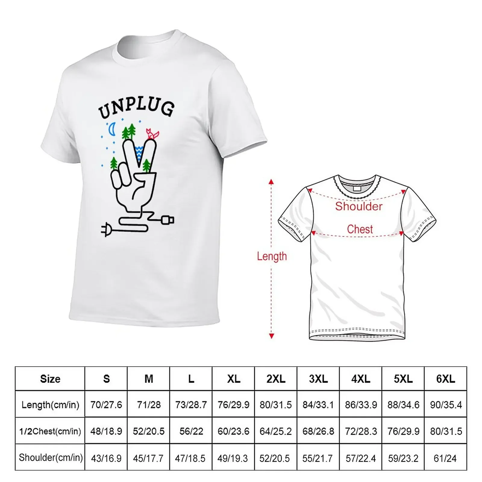 UNPLUG T-Shirt Aesthetic clothing cute tops aesthetic clothes mens clothes