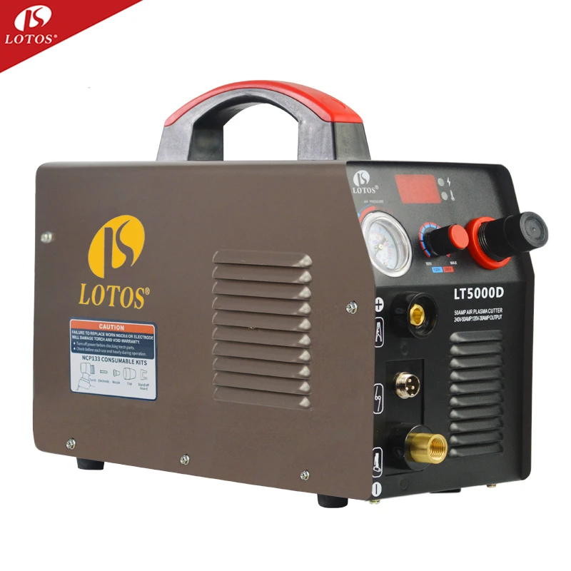 Lotos LT5000 Super Quality MMA/TIG/CUT 110v/220v Plasma Cutting Machine Portable Air Plasma Cutter Cut 50