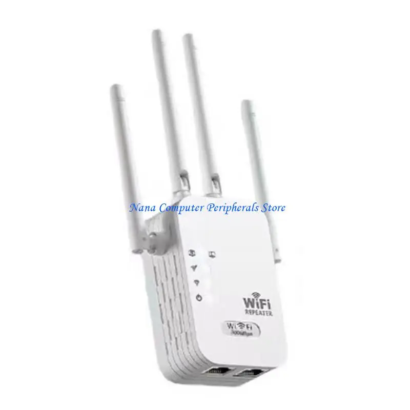 F68c 2 in 1 wifiリピーター4アンテナWifiルーターブースター2.4GHz WiFi信号拡張