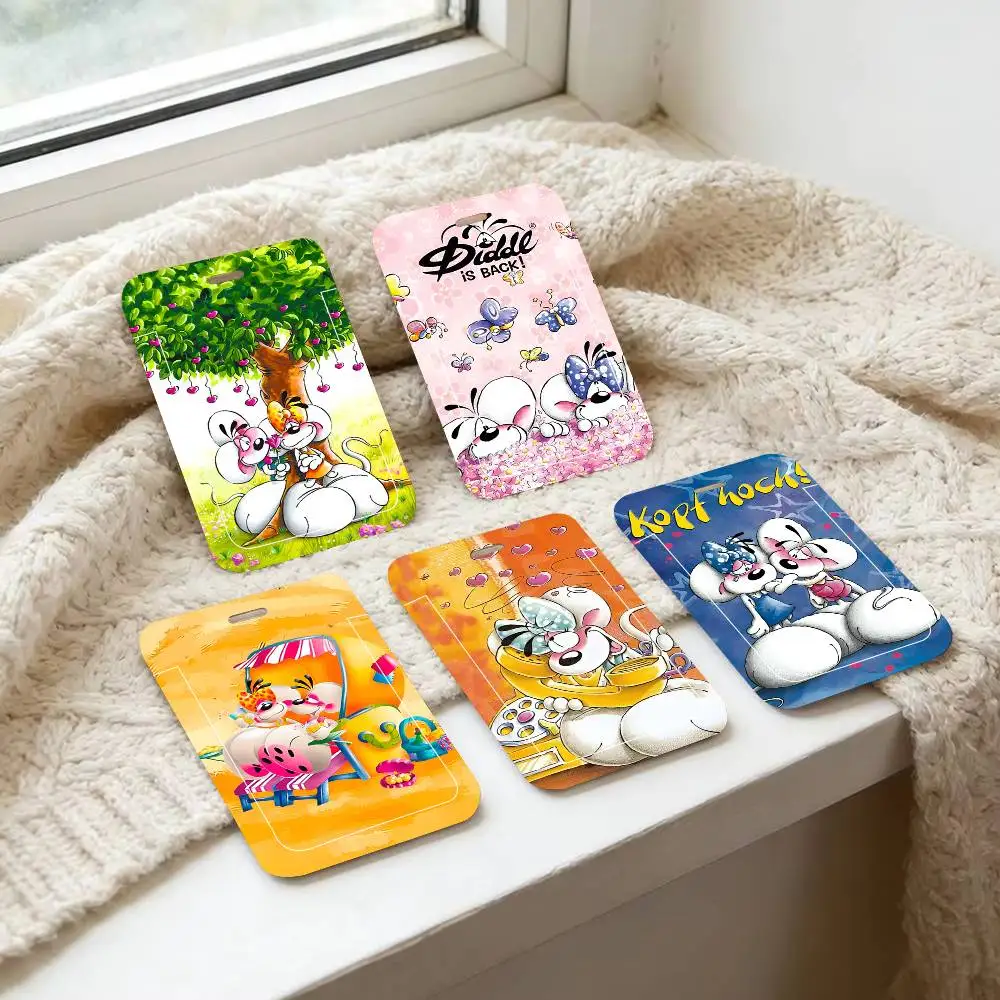 Cartoon D-Diddls Lanyard Card Holders Student ID Card Holders Neckband Card Holders Access Control Accessories Gifts