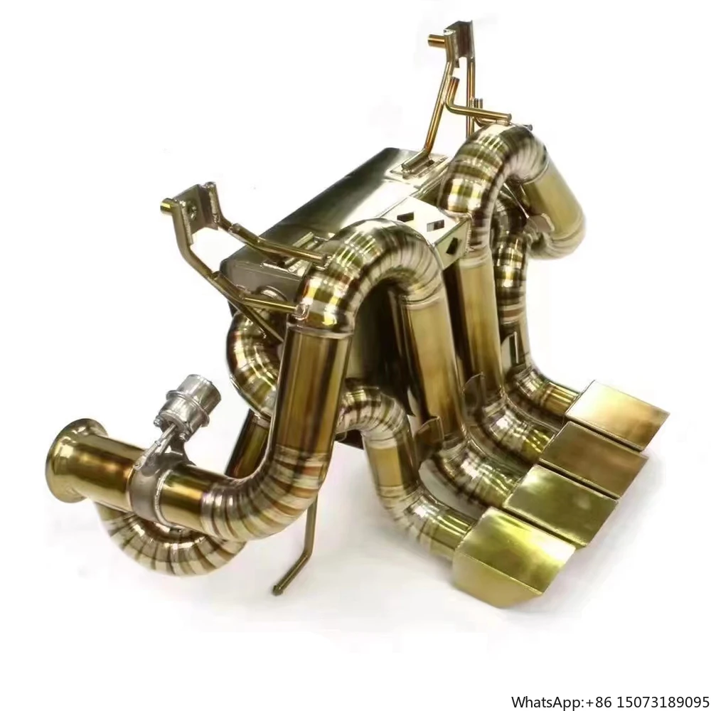 

Титановая выхлопная система KYOSTAR для Aventador SVJ LP700-4 LP740-4 LP750-4 6.5L V12, прямой тип Catback