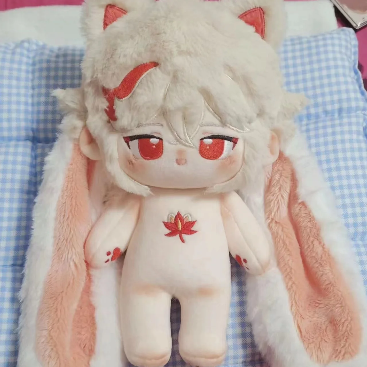 Genshin Impact Anime Cosplay, Kaedehara Kazuha, 20cm, corps mignon, accessoires en peluche, Kpop, cadeau d'anniversaire