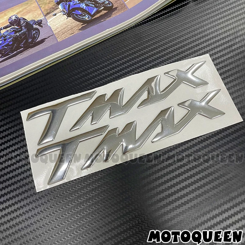 For Yamaha Tmax 500 530 550 560 Smax 155 Xmax 125 250 300 Motorcycle Fairing 3D Label Emblem Logo Decoration Decals Stickers 5