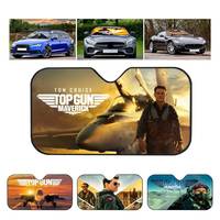 Modern Movie Top Gun Maverick Car Windshield Funny Sun Shade Foldable UV Ray Sun Visor Protector Sunshade For Front Window