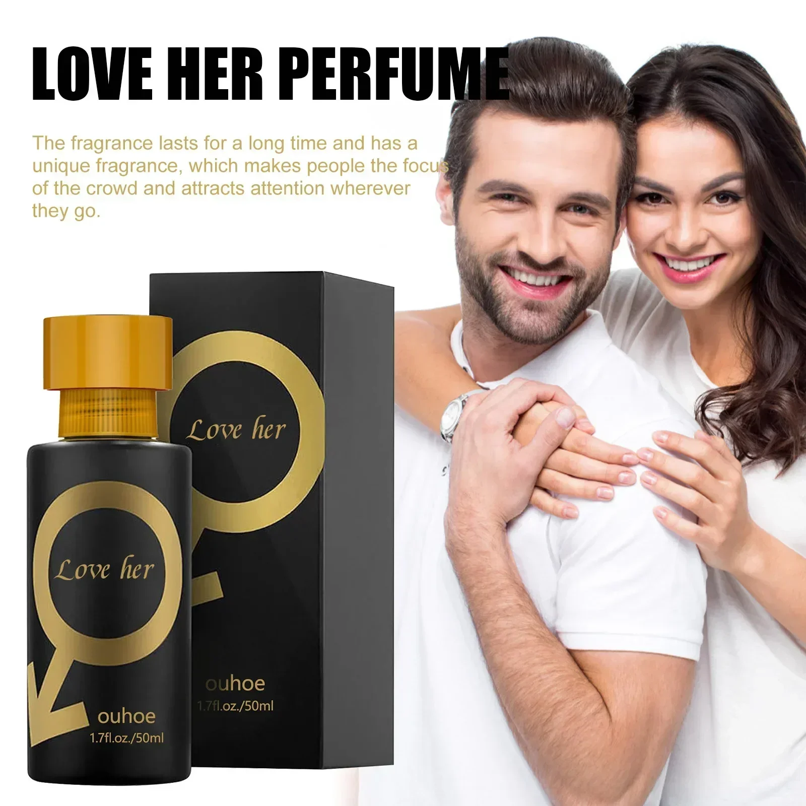 

50ml Alluring Scent Perfume for Men Body Spray Long-Lasting Fragrance for Romance Dating Perfum Sunny Citrus Exude Charm Gift