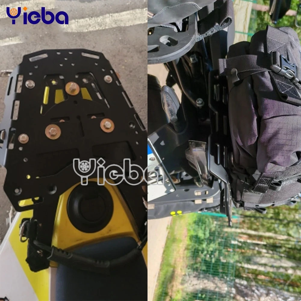 

For 1290 Super Adventure R/S 1290 SuperAdventure 2021~2024 2023 Rear Luggage Rack Top Case Mount Plate And OS-Rack Loops Set
