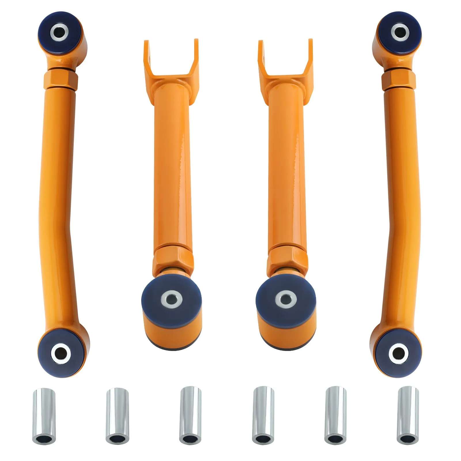 4 Pcs Front Upper & Lower Adjustable Control Arm for Jeep Cherokee XJ 1984-2001