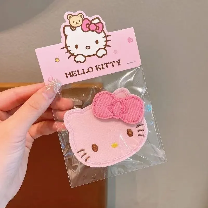 

Hello Kitty Headwear Cute Bow Breaks Hair Velcro High Beauty Sweet Girl Forehead Hairband Posting Best Friend Gift Wholesale
