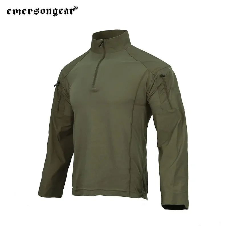 Emersongear Tactical E4 Combat Uniform Sets Mens Camouflage Suit Outdoor Hunting Training Shirt Pant Tops Duty Cargo Trousers RG