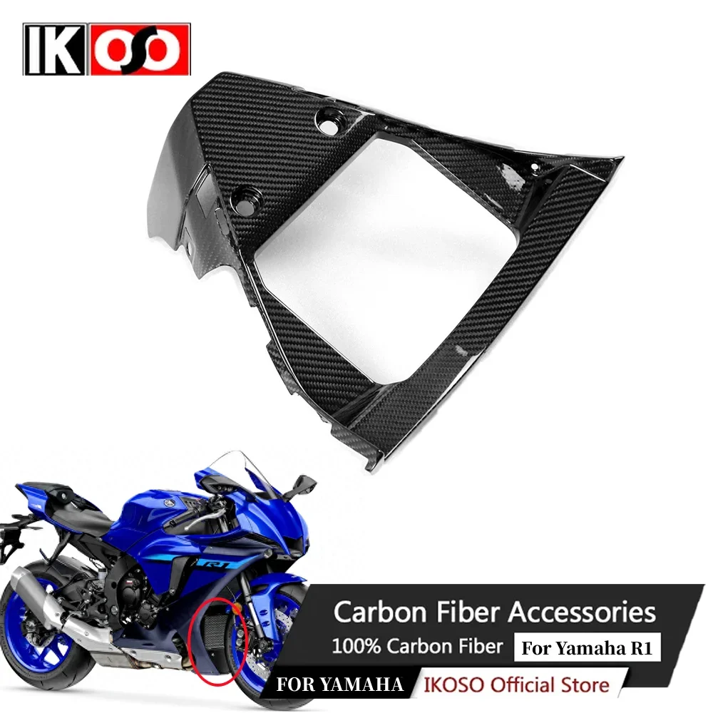 

For Yamaha R1 R1M 2015 2016 2017 2018 2019 2020 Full Carbon Fiber Motorcycle Front Spoiler Radiator Protective Cover Fairing Kit