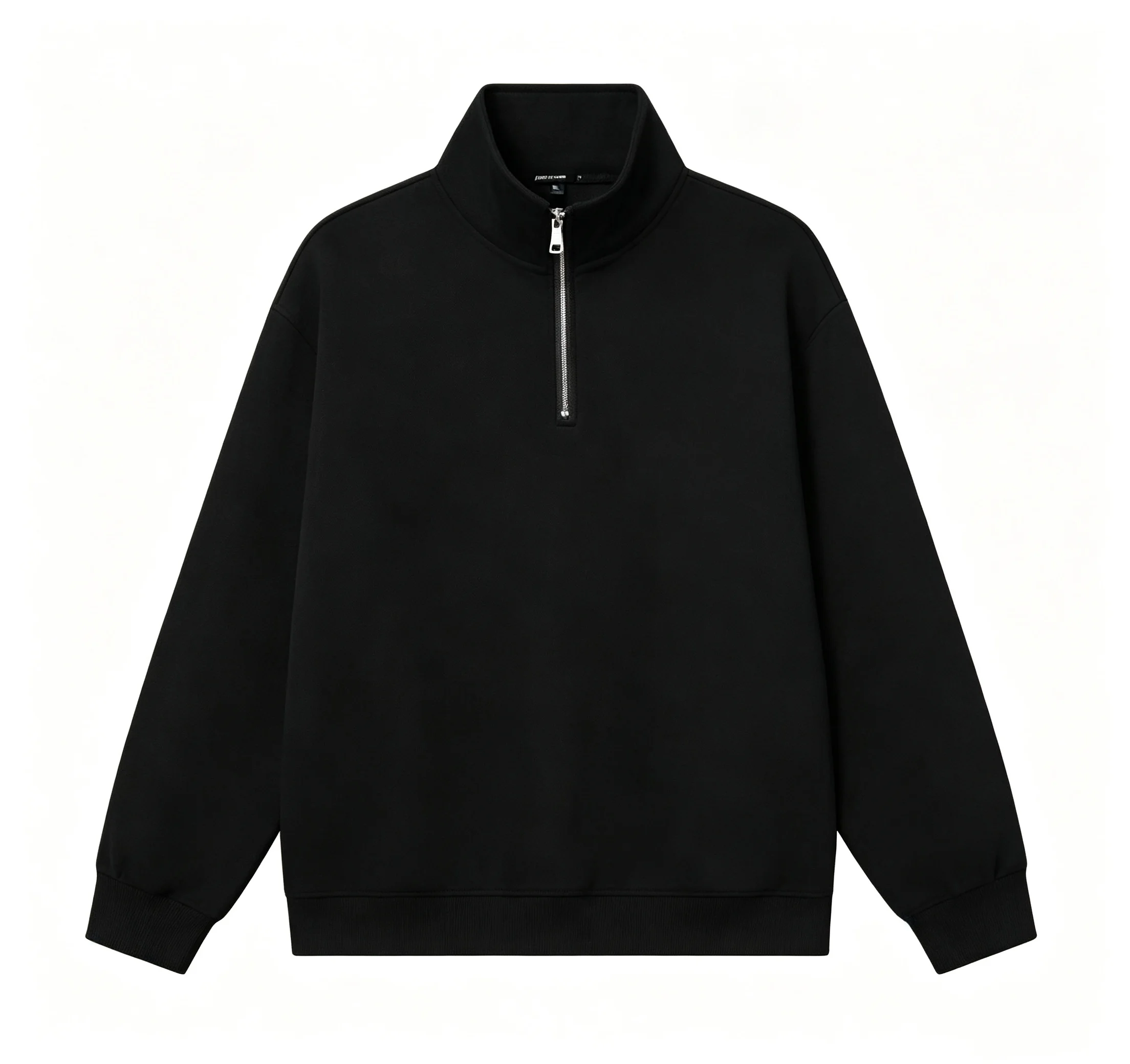 Herbstliche Herren-Pullover mit Reißverschluss, schmale Passform, leicht, für den Außenbereich, mit Stehkragen, halbem Rollkragen, gestrickt, Streetwear – Detail 9