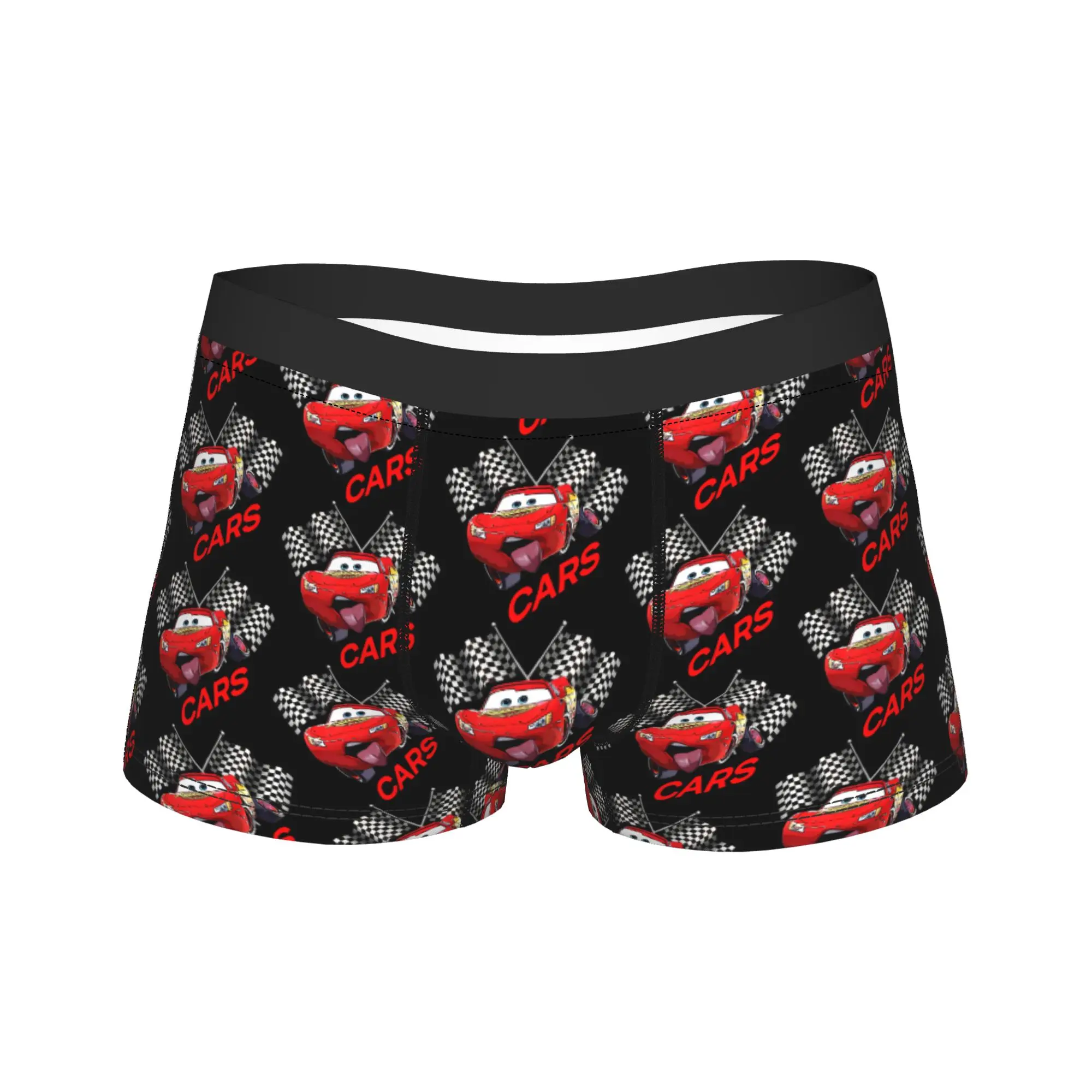 

Lightning McQueen Funny Cars Underwear Men Boxer Brief Soft Trend Trunk High Quality Printed Oversize Panties