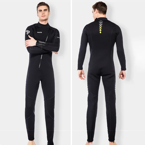 Imagen 2 del producto Traje de neopreno de 3MM para hombre, traje de buceo, equipo de pesca submarina, equipo de traje de baño