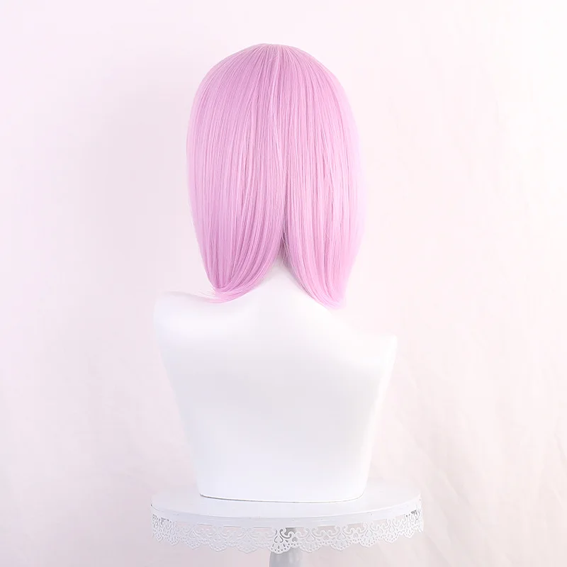 SPY×FAMILY フィオナ パープルピンク ショートウィッグ ナイトベール コスプレウィッグ