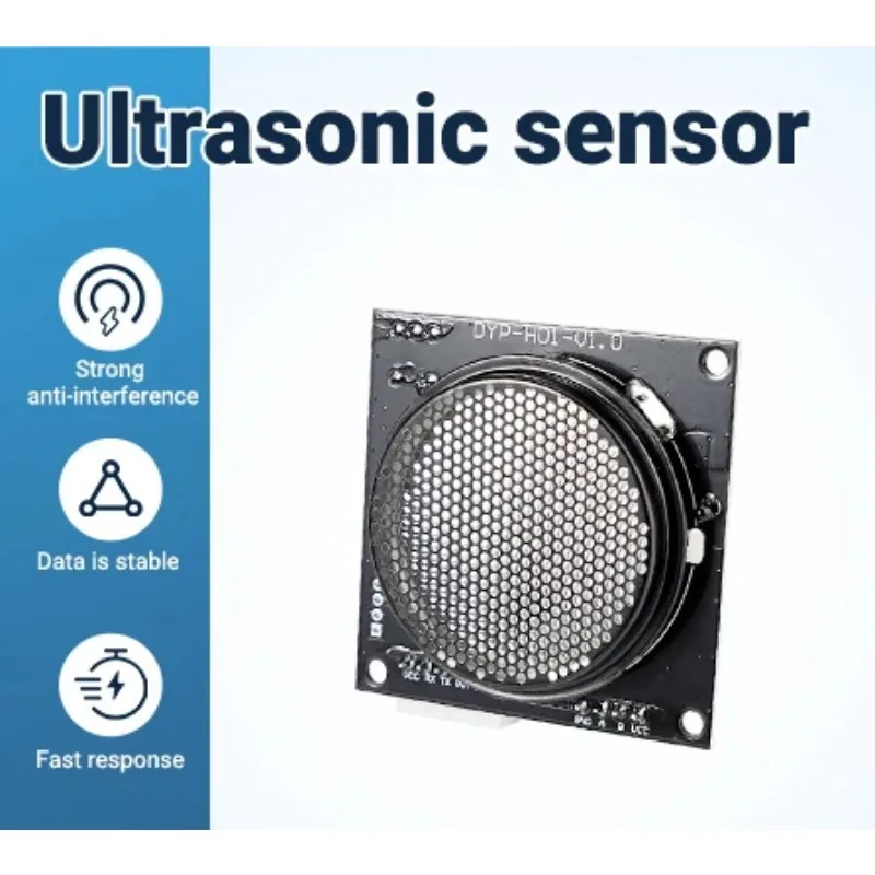 DYP-H01 Stainless Steel Casing Protection Anti-static Design RS485 Long Range 8m Ultrasonic Sensor for Human Height Weight Scale