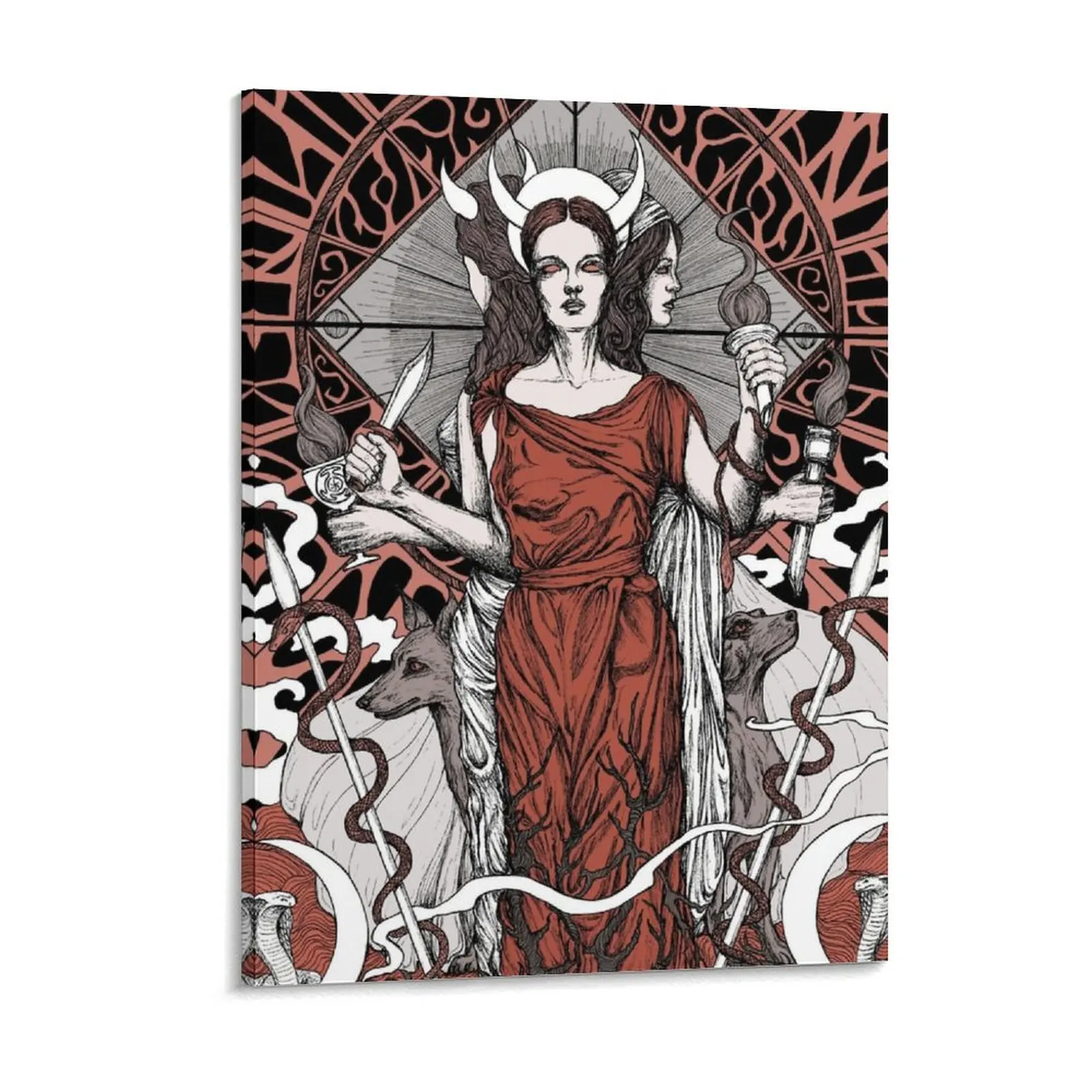 

Hecate Canvas Painting Retro Cinema Living Room Pub Garage Plates Framed Wall Paintings