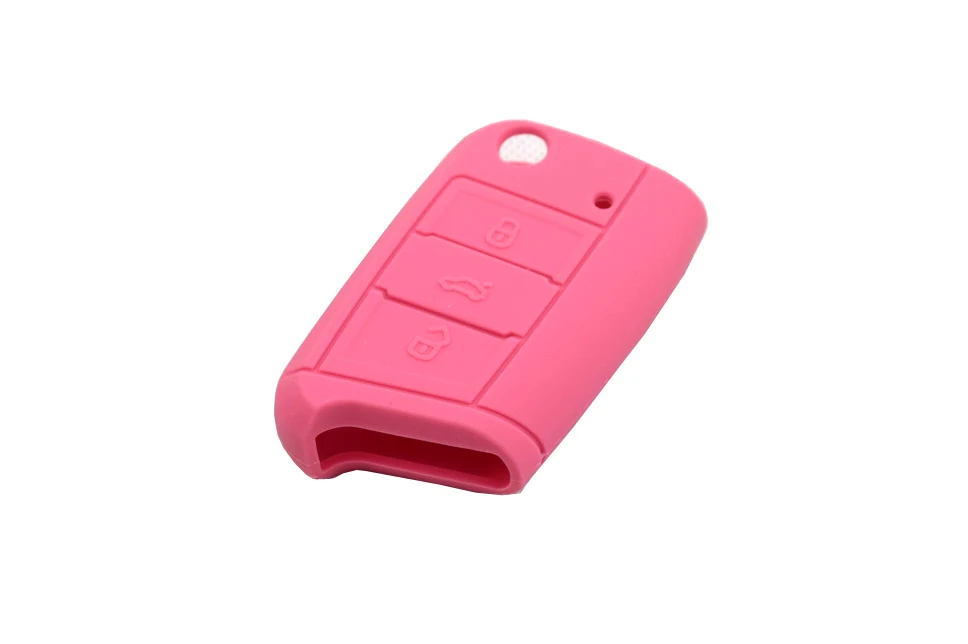 

Remote Key Silicone Skin (Pink) For Volkswagen For VW Golf MK7