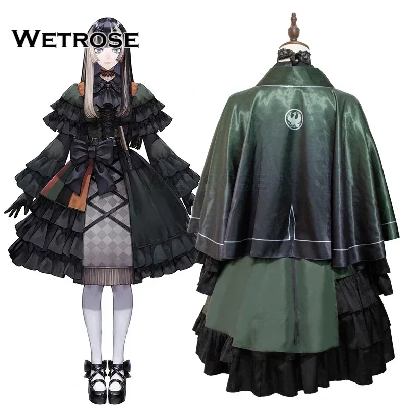 【Wetrosse】متوفر في المخزون J Kufuutei Raden أزياء تنكرية JFT Holo Vtuber Hololive Dev Is ReGLOSS Shunkan Heartbeat مجموعة شعر مستعار للهالوين