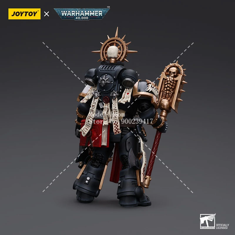 JOYTOY Warhammer 40K 1/18 Ultramarines Chaplain Indomito Action Figure 12.4 centimetri Gioco Soldato Dell'esercito Figurine Modello Giocattolo Da Collezione