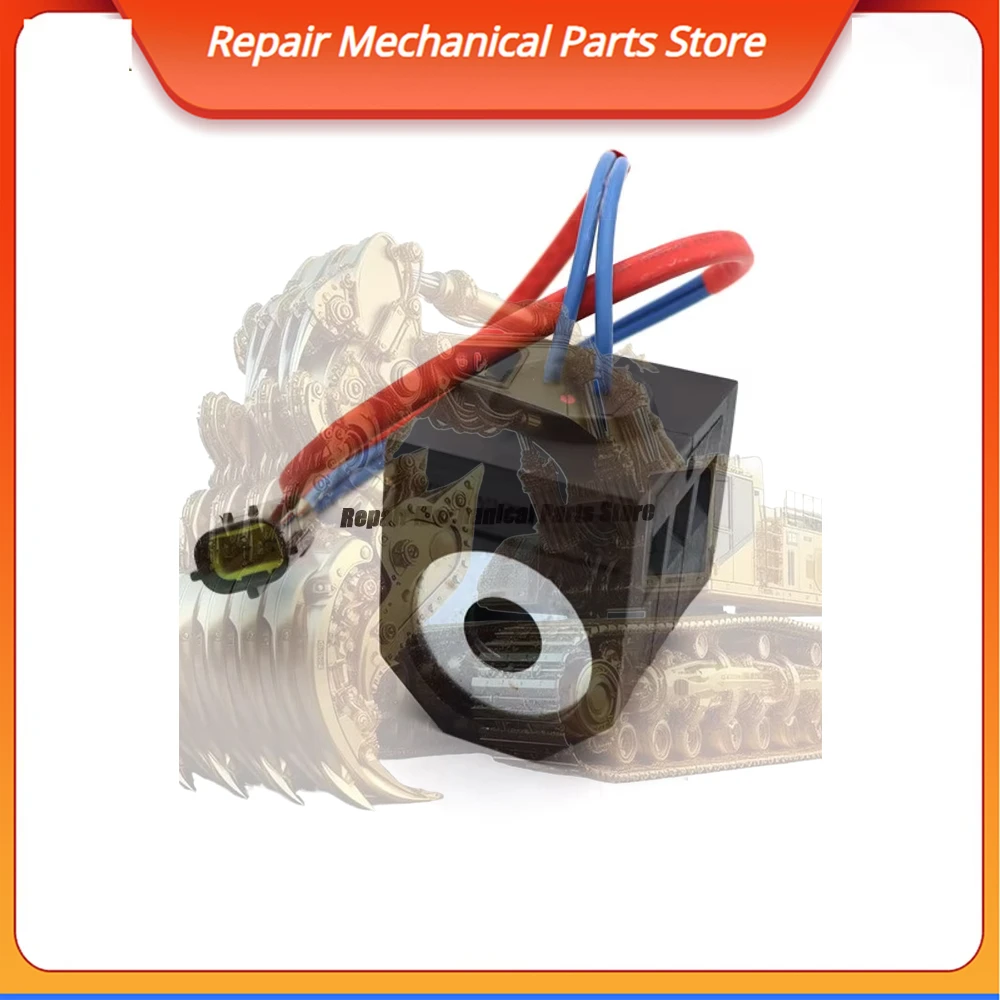 Rotary Solenoid Valve Coil Core For DH150 DH200 DH220 DH225-7 Excavator Hydraulic Spare Parts
