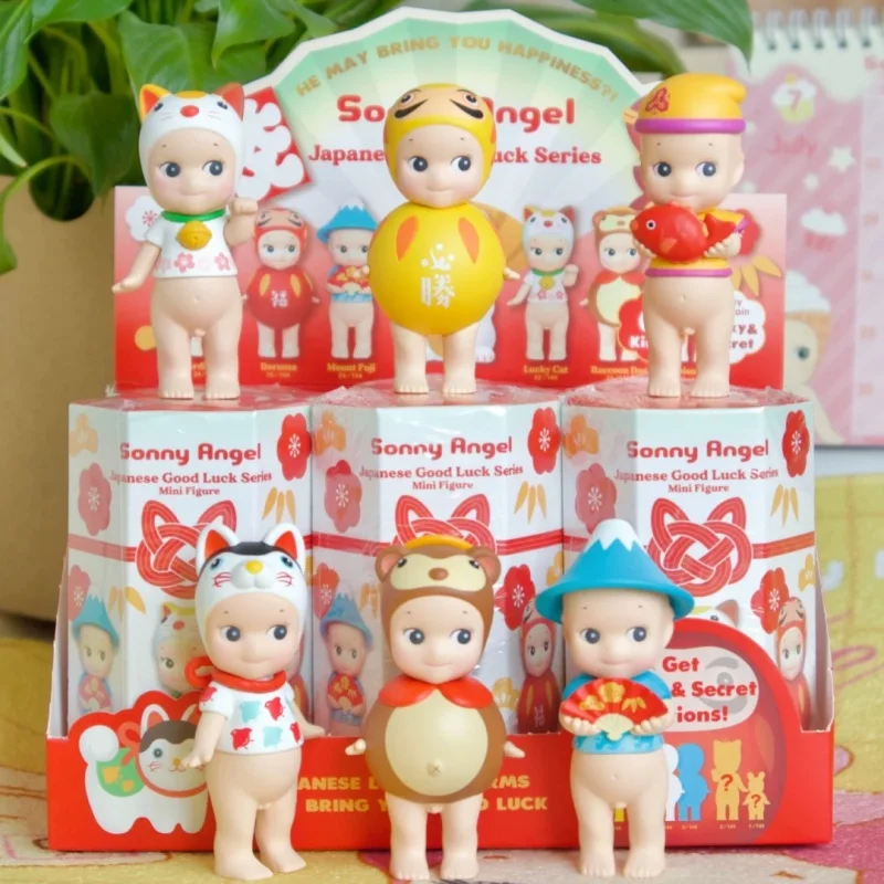 

Hot Original Sonny Angel Blind Box Character Angel Good Luck Series Anime Character Decorations Doll Christmas Gifts Desktop Toy
