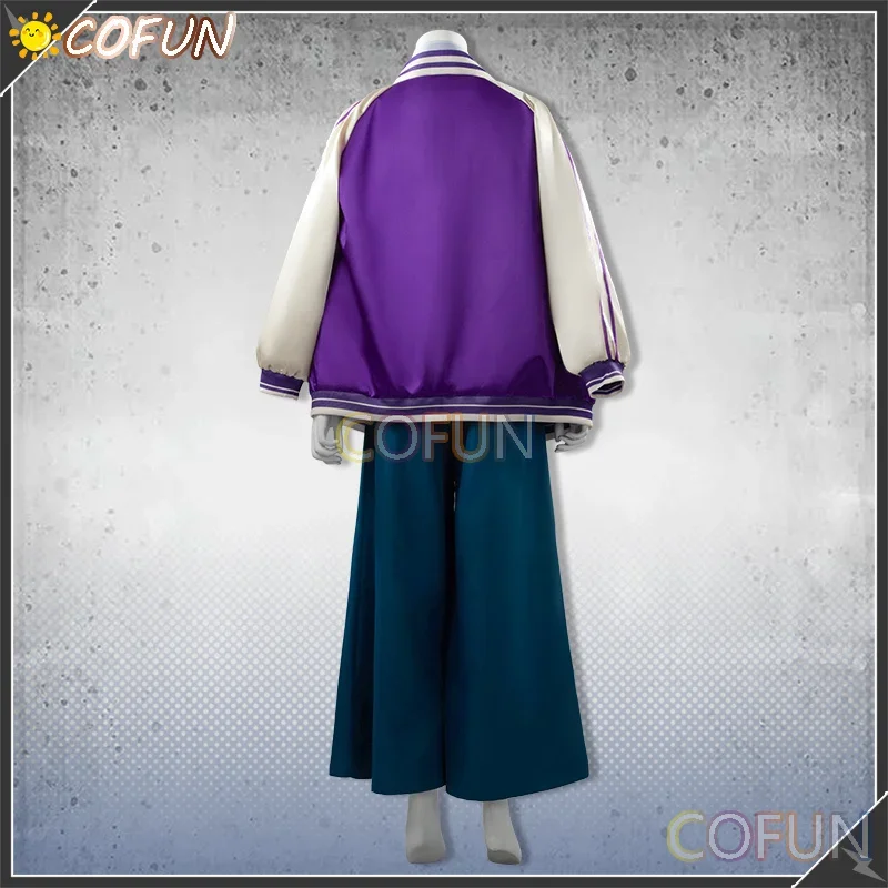 COFUN [Customized] Vtuber Half Year Anniversary Hoshirube Sho Cosplay Costume Halloween Game Suit Party Role Play Outfit Men