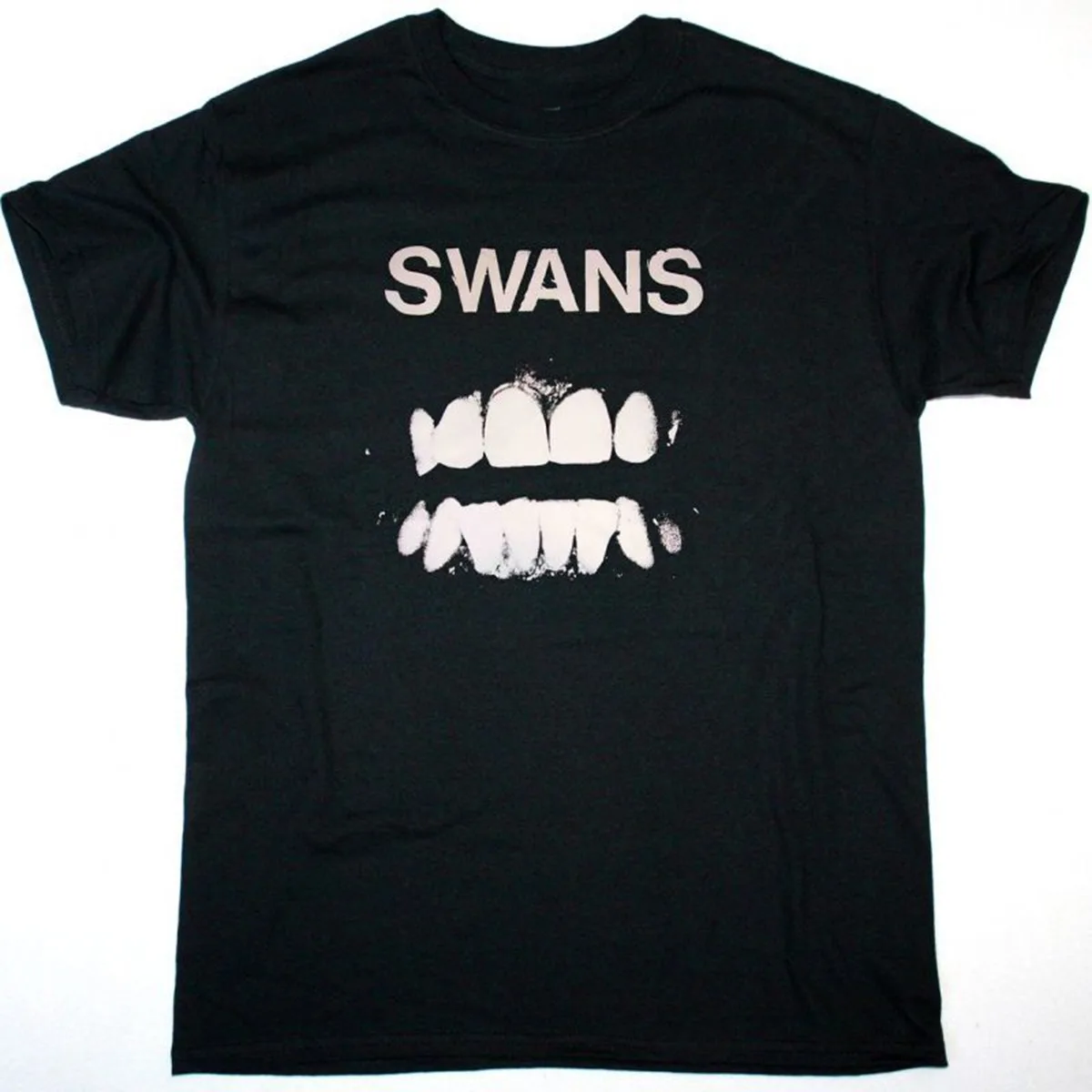 

Классическая черная рубашка Hot Band Swans Music с коротким рукавом, Размер Φ NL2773