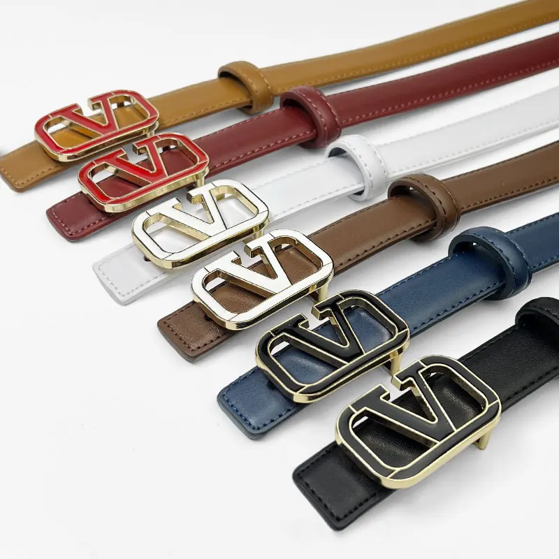 2025 Luxury Brand Leather Belt For Men Women Designer Alloy Buckle Waist Strap Female Jeans Trouser Dress Waistbandحزام