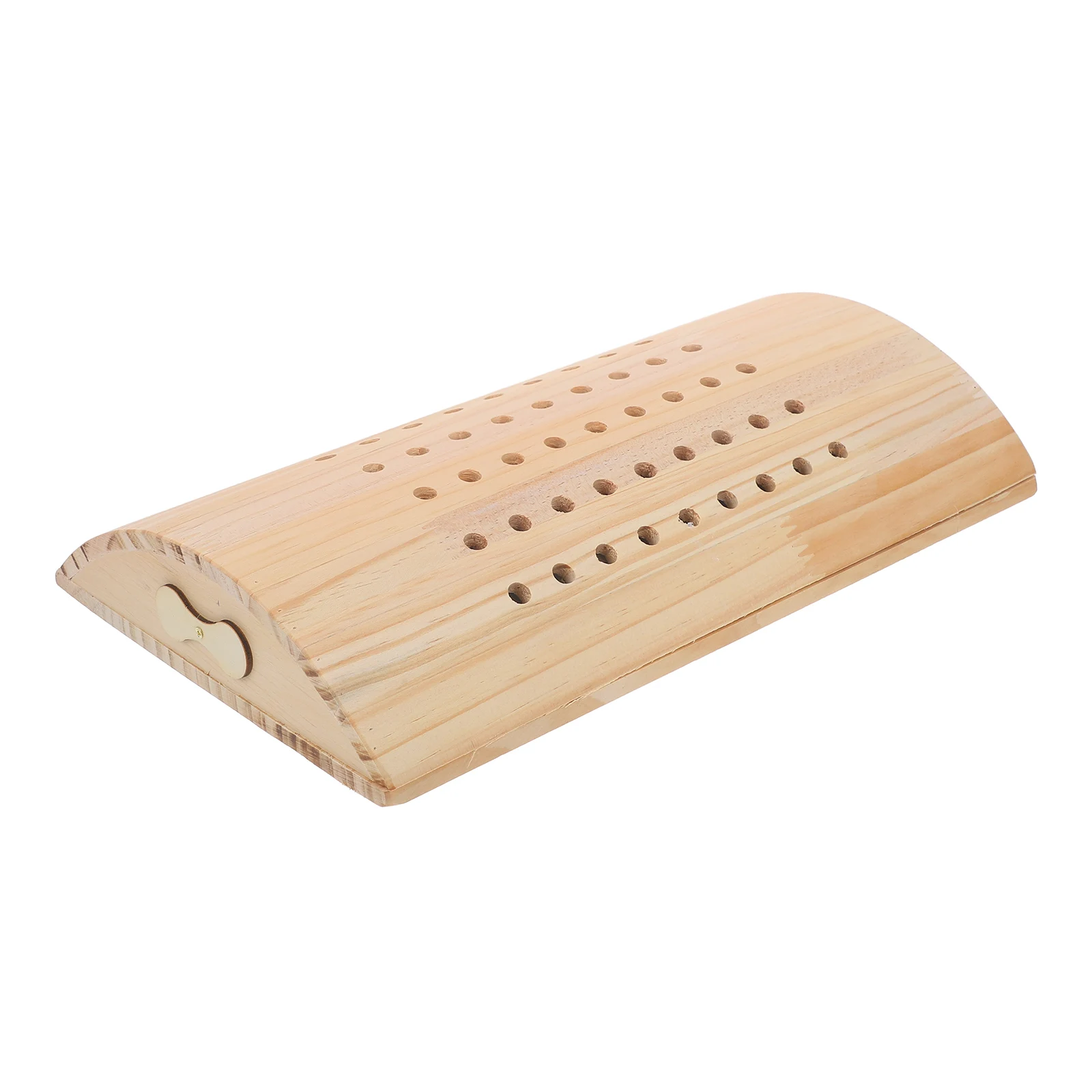 

Moxibustion Lumbar Pillow Comfortable Daily Use Cervical Pillows Neck Support Wood Material Scientific Design Portable Pain